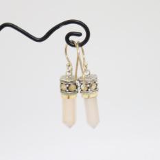 1024-047946b-Anting Silver Batu Putih Celuk Bali-UKM