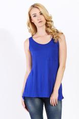 10PM Women Clothing Tops Tanks & Camisoles Wanita Busana Atasan Tank & Camisoles Blue Biru Diskon discount murah bazaar baju celana fashion brand branded