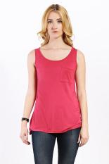 10PM Women Clothing Tops Tanks & Camisoles Wanita Busana Atasan Tank & Camisoles Red Merah Diskon discount murah bazaar baju celana fashion brand branded