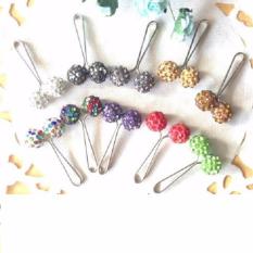 12 Pcs Klip Turki Maroco Peniti Turkey Turkish Jilbab Hijab Penjepit Kerudung