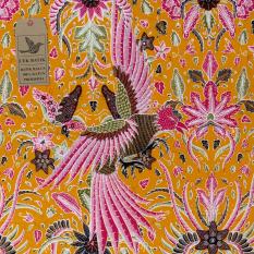 Cek Batik - Kain Batik Motif Garuda Indonesia Favorit Presiden Jokowi (Kuning)
