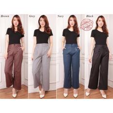 168 Collection Celana Panjang Kulot Nava Celana Kulot - Abu