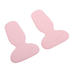 2 In 1 Silikon Kaki Protector High Heel Shoe Liner Grip Belakang Insole (Pink)-Intl