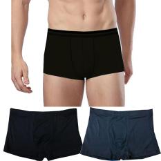 2 pcs Celana Dalam pria - Boxer Polos big size M to XL XXL