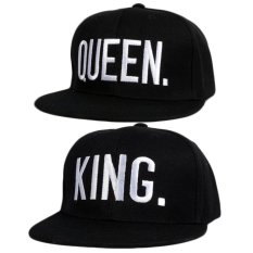 2 Pcs Unisex Mode Adjustable Pecinta Kucing Indonesia Ngumpul Di Sini Some Topi Baseball With Ratu And Raja Surat Perlindungan UV Kolam Pantai Berjalan Memancing Hiking Bepergian-Intl