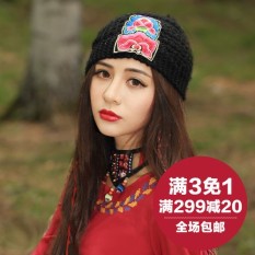 2 people story the original design ladys' wear embroider to spend a lady the trip hat race turban embroidery race in Yunnan breeze hat - intl