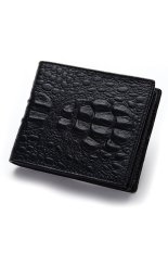 2016 Fashion Classic 3D Cetakan Binatang Buaya Dompet Pria Dompet Kulit Asli Desain Fashion Mens Purse 6007-Intl