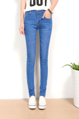 2016 Jeans Womens High Waist Elastic Skinny Denim Long Pencil Pants
Plus Size 36 Woman Jeans Camisa Feminina Lady Fat Trousers -light
blue