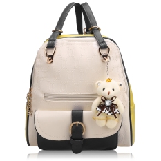 2017 Baru Fashion Wanita Sekolah Bahu Tas Ransel Kain Perca Tas Ransel
