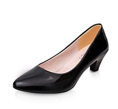 2016 Baru Wanita Sepatu High Heel PU Kulit Wanita Pumps Kantor & Karir Wanita Wanita Sepatu-Intl