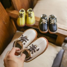 2017 autumn new children's shoes Korean fashion boys and girls single shoes soft soles leisure peas shoes baby shoes