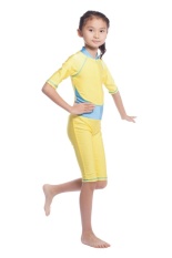 2017 Girl Plus Ukuran Muslim Swimwear Beach Mandi Suit Muslimah Islam Swimsuit Berenang Surf Wear Sport Pakaian-Intl