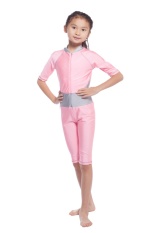 2017 Girl Plus Ukuran Muslim Swimwear Beach Mandi Suit Muslimah Islam Swimsuit Berenang Surf Wear Sport Pakaian-Intl