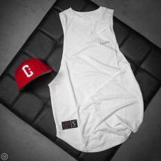 2018 Pria Musim Panas Gym Fitness Bodybuilding Tank Top Fashion Mens CrossFit Longgar Pakaian Bernapas Kaos Tanpa Lengan Rompi-Internasional