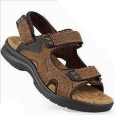 2017 Baru Musim Panas Asli Leahther Olahraga Sandal Sandal Pria Olahraga Pantai dan Rekreasi Sepatu Pria Sepatu Roman Youth Korea Sandal -gaya 1 (seperti Gambar Utama Yang Ditunjukkan) -Intl