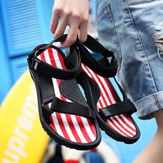 2017 Baru Musim Panas Pria Sandal Pantai Olahraga dan Rekreasi Sepatu Pria Sepatu Vietnam Gaya Youth Korea Sandal-Gaya 3 (Seperti Gambar Utama Yang Ditunjukkan) -Intl