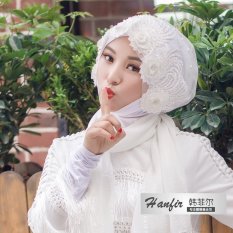 2017 New Wheat Muna Turban Scarf Hijab Simple Paragraph Two Piece Hat Section - (Intl) - intl