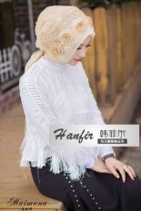 2017 Baru Gandum Muna Sorban Syal Jilbab Sederhana Ayat Ganda Sepotong Topi Bagian-(Intl)-Intl