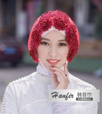 2017 Baru Gandum Muna Sorban Syal Jilbab Sederhana Ayat Ganda Sepotong Topi Bagian-(Intl)-Intl