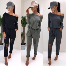 2018 Musim Panas Fashion Wanita Seksi Baru Jumpsuit Casual Clothes Baju