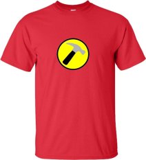 2017 Summer Hot Tshirts Dewasa Kapten Hammer T-shirt Pria Kapas Clothing Casual Leisure Pria Kaos O-neck Merah-Intl