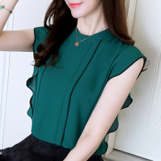Baju Tanpa Lengan Chiffon Wanita