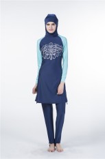 2018 Baru Wanita 'Full Cakupan Sederhana Muslim Baju Renang Baju Renang Islami Muslim Jilbab Swimsuits Muslim Mandi Setelan-Internasional