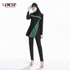 2018 Wanita Plus Ukuran Baju Renang Muslim Pantai Mandi Setelan Muslimah Baju Renang Islami Berenang Berselancar Pakaian Olahraga Pakaian-Internasional