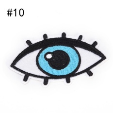 22 Gaya Patch Bordir Besi Di Bordiran Patch untuk Pakaian Tas Pakaian DIY Aksesoris Lebar 7.7 Cm Tinggi 8.2 CM -Intl