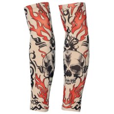 2 Pcs Tattoo Lengan Panjang Lengan Tato Palsu Tabir Surya Lengan (Tipe 1)-Intl