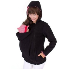 3 In 1 Kangaroo Jaket/coat untuk Ibu dan BAYI, Baby Carrier Hoodie, S/M/L/XL/XXL-Intl