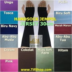 3 pasang Tifany Handsock Jersey Manset Tangan TifShop Muslimah Fingerless Berkualitas