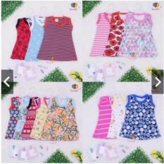 3 PCS Baju Kaos Anak Perempuan Aneka Motif 0-24 bulan
