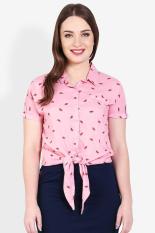 3 Second Ladies Shirt Pink Diskon discount murah bazaar baju celana fashion brand branded