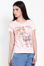 3 Second Ladies Tshirt Pink Diskon discount murah bazaar baju celana fashion brand branded