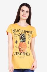 3 Second Ladies Tshirt Yellow Diskon discount murah bazaar baju celana fashion brand branded