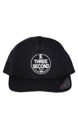 3second Men Accessories Hats & Caps Pria Aksesori Topi & Caps Black Hitam Diskon discount murah bazaar baju celana fashion brand branded
