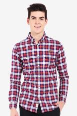 3second Men Clothing Shirts Casual Shirts Pria Pakaian Kemeja Kasual Shirts Multicolor Kombinasi Diskon discount murah bazaar baju celana fashion brand branded