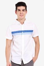 3 Second Men Shirt White Diskon discount murah bazaar baju celana fashion brand branded
