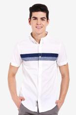 3 Second Men Shirt White Diskon discount murah bazaar baju celana fashion brand branded