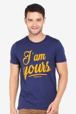 3 Second Men Tshirt Blue Diskon discount murah bazaar baju celana fashion brand branded