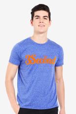 3 Second Men Tshirt Blue Diskon discount murah bazaar baju celana fashion brand branded