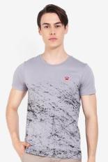 3 Second Men Tshirt Grey Diskon discount murah bazaar baju celana fashion brand branded