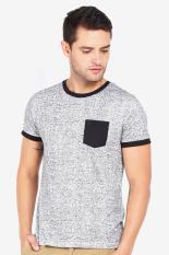 3 Second Men Tshirt Grey Diskon discount murah bazaar baju celana fashion brand branded