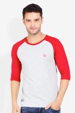 3 Second Men Tshirt Red Diskon discount murah bazaar baju celana fashion brand branded