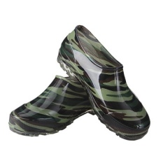 321 Low Rain Boots. Dapur Air Skid Sepatu. Kamuflase Sepatu. Cuci Sepatu Rendah Emas-Intl