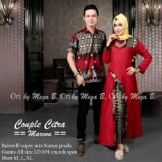 TERMURAH - BATIK COUPLE CITRA MARUN