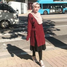 3K Baju Muslim - Donna Sweater Tunic - Rajut Premium 7 Get