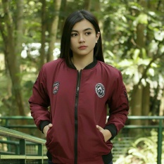3KFashion - Womens Bomber Pecth - Maroon
