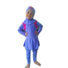 456 th BAJU PAKAIAN RENANG MUSLIM JILBAB ANAK PEREMPUAN LENGAN PANJANG